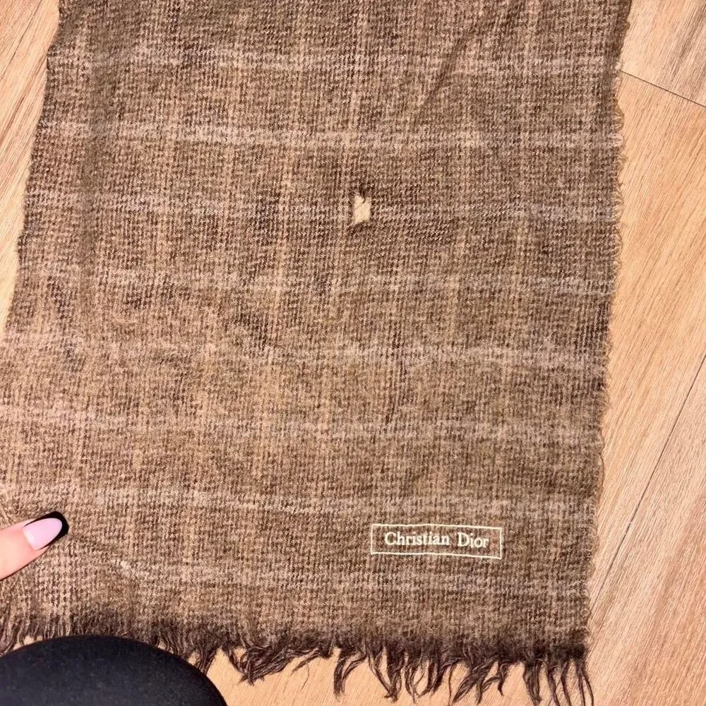 Christian Dior | Knit Wool Scarf